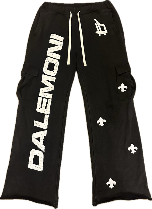Fleur-de-lis Cargo Sweatpants